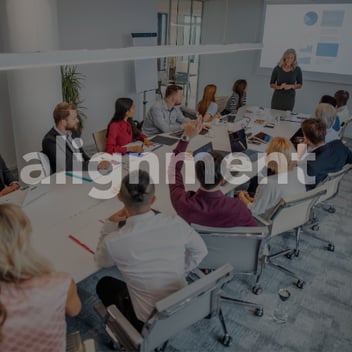 Entrepreneur working through the Alchemyze process to build market clarity beyond EOS alignment