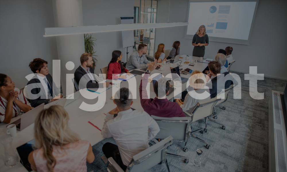 Entrepreneur working through the Alchemyze process to build market clarity beyond EOS alignment