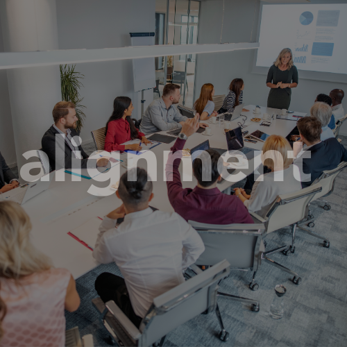 Entrepreneur working through the Alchemyze process to build market clarity beyond EOS alignment
